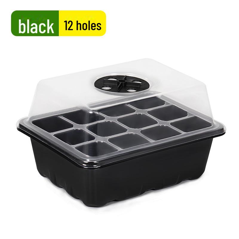 Трехсекционный воздухопроницаемый ящик для рассады для садоводства и пересадки