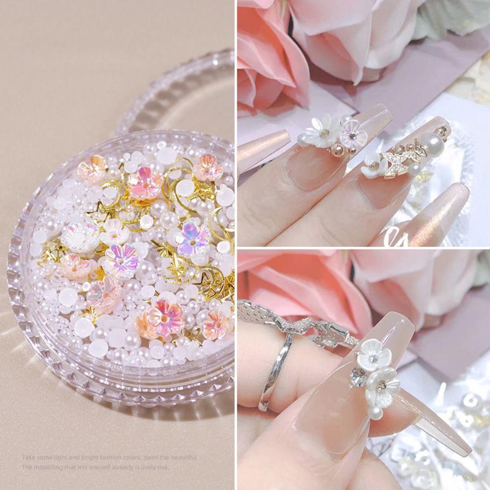 1 Коробка Жемчуг 3D Стразы Наклейка Бабочка Глаза Лицо Лицевая Наклейка Свадьба