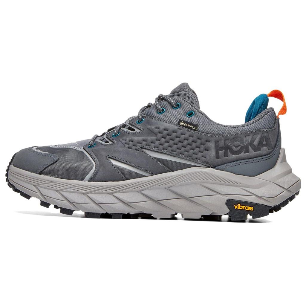 HOKA One One Anacapa Low Slip Resistant Durable Lightweight Low Top Outdoor Functional Shoes Men Shoes Gray 1122017-CSHR