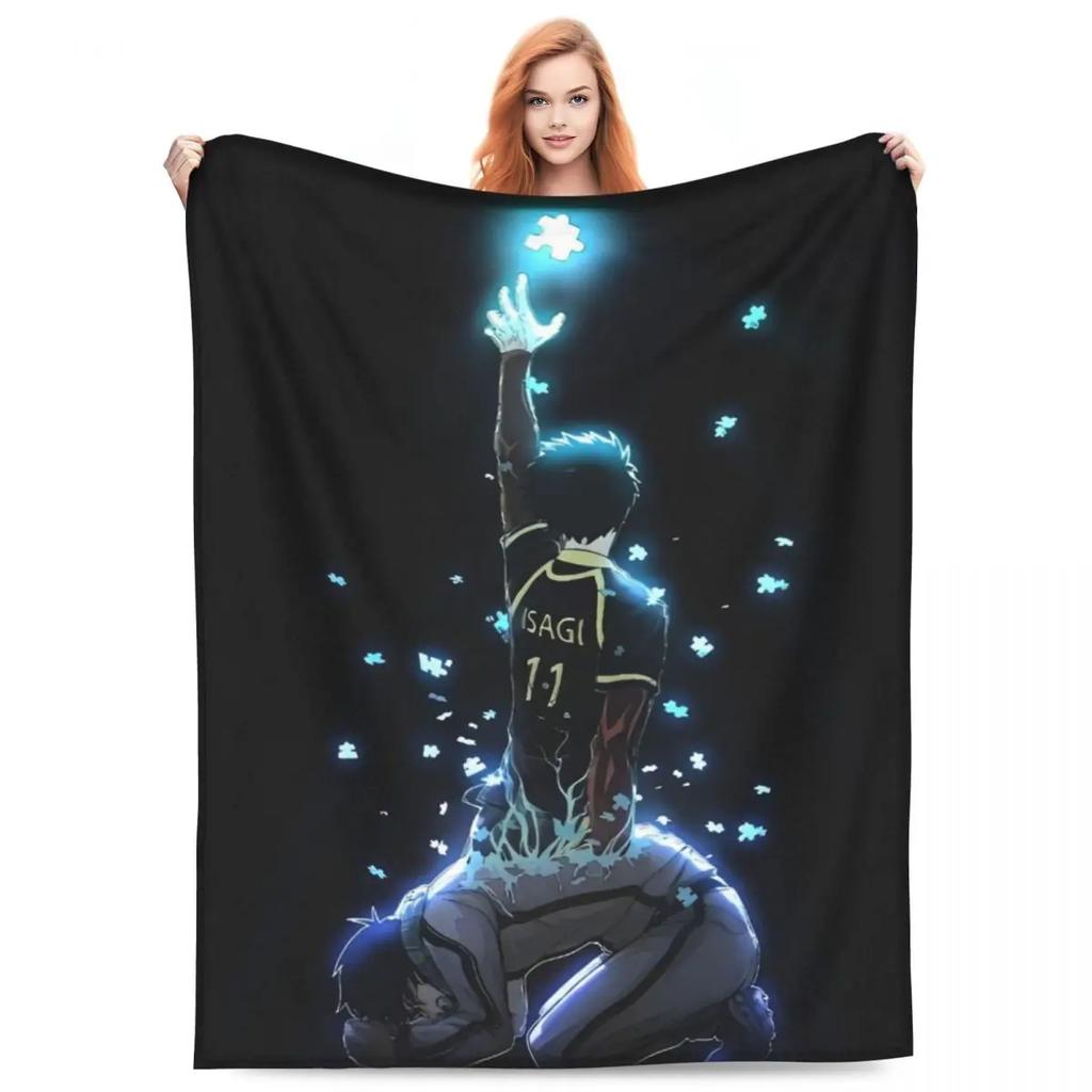 Синяя Тюрьма 2 Одеяла Манга Аниме Плюшевое Новинка Дышащее Накидное Одеяло для Дома Ресторана Весна/Осень