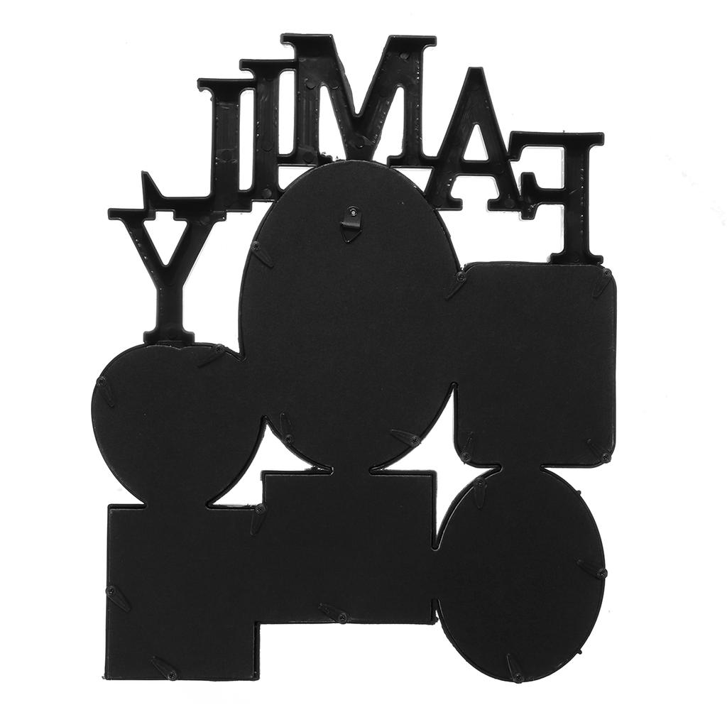 Modern Vintage Family Photo Frame Wall Hanging Picture Holder Photo Wall Photos Frames Sticker for Home Living Room Decoration