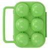 3 Pcs 6 Grid Egg Storage Carrier ABS Egg Holder Durable Egg Box  Indoor Kitchen