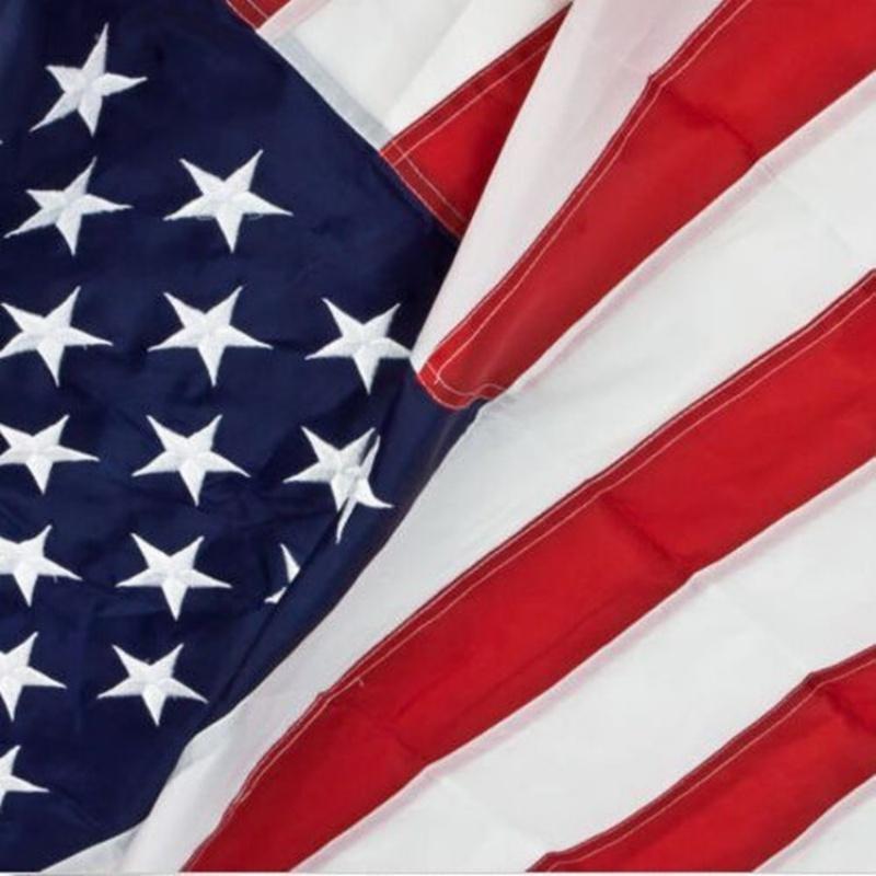 Флаг США, высококачественный полиэстер с двусторонним принтом, втулки для американского флага, флаг США 150x90 см