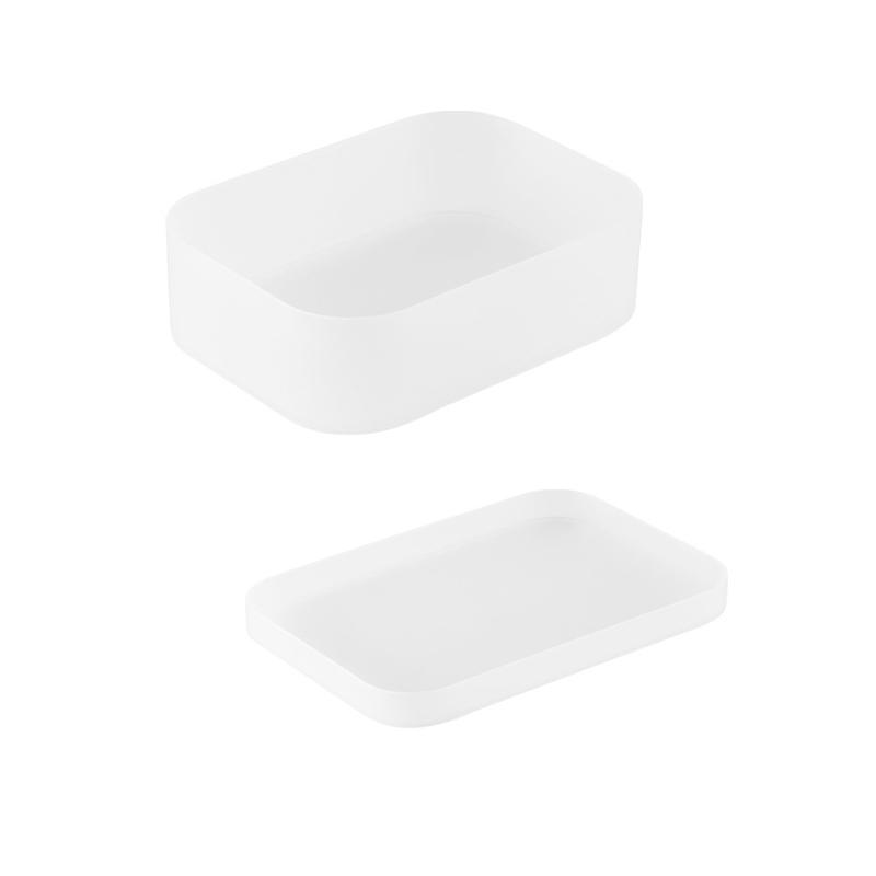 Коробки для хранения косметики, органайзер для ювелирных изделий, матовый прозрачный пластиковый настольный ящик для всякой всячины, классифицированные ящики для хранения