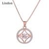 Lindon Women Necklace Pendant Copper Alloy Zircon Fashion Gift