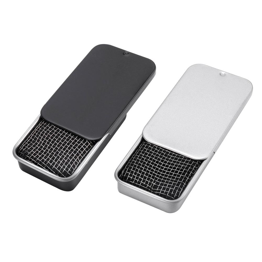 Stainless Steel Camping Alcohol Stove Lightweight Mini Camping Cooking Stove Push-pull Box for Travel Picnic BBQ for Backpacking