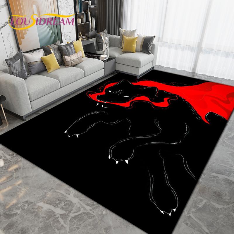 Wolf Wolf Spirit Series Area Rug Large, ковровое покрытие для гостиной, спальни, дивана, кухни, ванной комнаты, коврик для двери, нескользящий напольный коврик в подарок