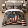 Owl Birds Theme Custom Text Or Name 3Pcs Bedding Set 1 Flat Sheet & 2 Pillowcases Personalized Home Bedding