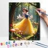 Disney Белоснежный Лес Животные Масляная Краска По Номерам Набор для Рисования Ручная Роспись Домашний Декор Подарок