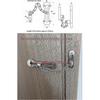 Solid 304 Stainless Steel Extra Thick Door Chain Security Sliding Chain Chain For Entry Door - RIpj