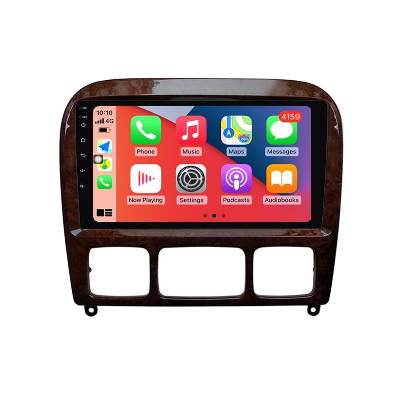 Для Mercedes Benz S-Class W220 1998 - 2005 Android Car Radio Screensaver Frame Dashboard Cable Canbus Decoder Installation Klt