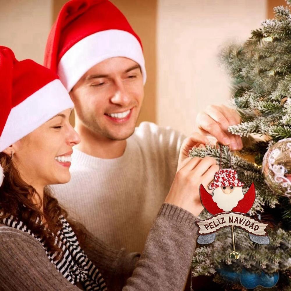 Мультяшный Санта-Клаус лось кулон рождественская елка подвесное украшение домашнее рождественское украшение