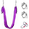 Aerial Yoga Hammock Set with Extension Straps Aerial Silk Yoga Swing Anti-gravity Yoga Inversion Exercises Improved