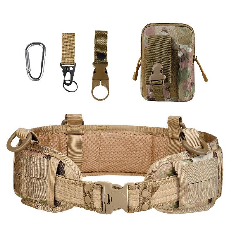 Outdoor Waist Belt Multi-Functional Quick Release Waist Seal Buckle Nylon Waistband