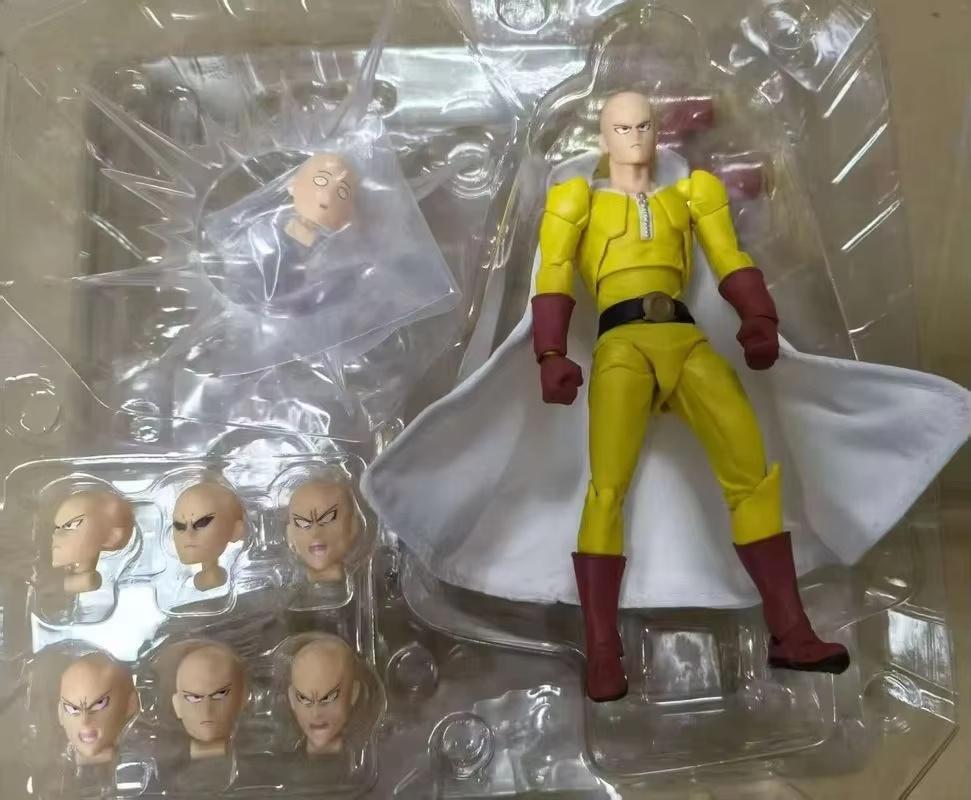 16cm New One Punch Man Saitama Special Edition Multiple Accessories Articulated Figure Anime Collection Gift
