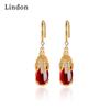 Женские серьги Lindon из медного сплава с цирконием, серьги-капли для женщин, подарки для свадебной вечеринки