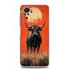 Чехол для телефона для Xiaomi Redmi Note 15 14 13 12 4G 10 11 Pro Plus 5G 14C 13C 12C 10C Прозрачный Мягкий ТПУ Чехол Бык Животное
