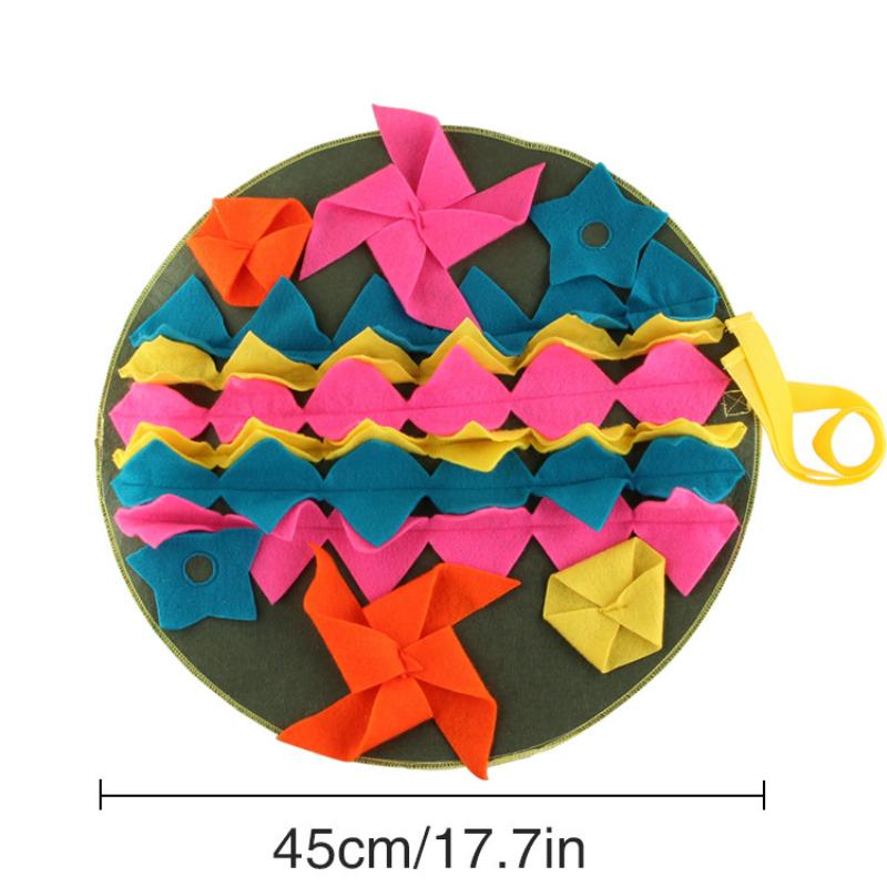 Коврик для собак, нюхательный коврик для домашних животных, коврик против удушья, одеяло для дрессировки кошек, собак, рабочая игрушка для носа, интеллектный коврик для замедления кормления домашних животных