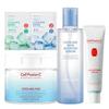 Cell Fusion C Post Alpha Cooling Skincare Set (Sheet Mask 10 Sheets + Cooling Pad 70 Pads + Skin Booster Serum 150ml + Aquaporin Cream 60ml)