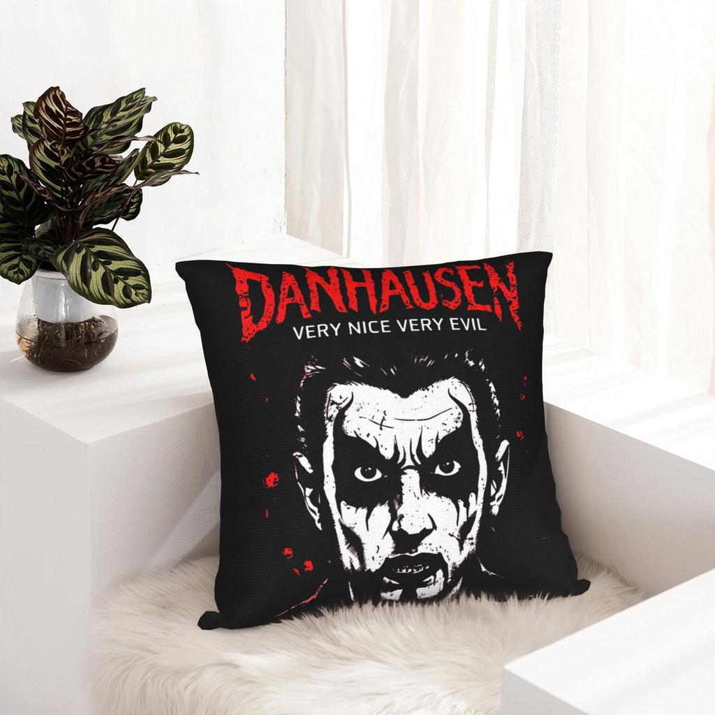 Danhausen Mask Wrestler Pillowcase Printing Cushion Cover Decorations Throw Pillow Case Cover Living Room Multiple Sizes