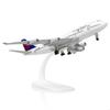 QIYUMOKE 747 Модель самолета Масштабная литая металлическая модель самолета Набор для сборки Модель самолета Boeing 747 Идеальный подарок для авиационной выставки Настольное украшение 8