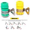 Universal suv kraniga adapter shlang ulanishi uchun fiting tez ulanadigan fiting avtomobil yuvish bog' sug'orish uchun kran