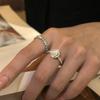 Серебряное полное бриллиантовое овальное кольцо изысканное новое в стиле легкой роскоши модные изысканные обручальные кольца для женщин свадьба