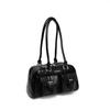 IELGY Retro Underarm Bag Portable Bowling Bag Large Capacity One Shoulder