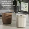 2024 Large Capacity Luxury Wastebasket for Bathroom, Kitchen, Bedroom, and Living Room