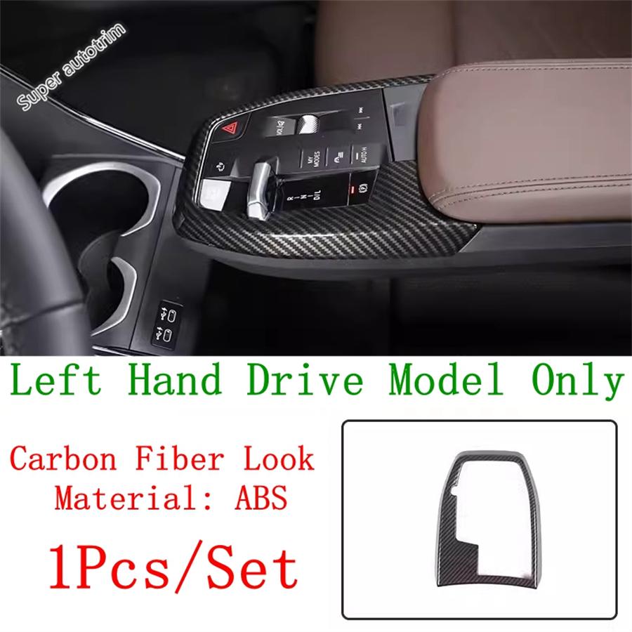 Center Console Gear Shift Frame Panel Cover Trim Carbon Fiber Accessories Interior For BMW X1 iX1 U11 X2 iX2 U10 2024 2025