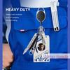 [TG835]Transparent Card Slots ID Badge Holder ID Pendant Badge Reel Storage Organizer Employee Pass Work Card Case