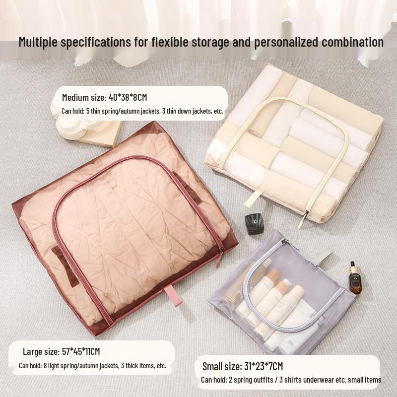 Portable Mesh Travel Storage Bag for Business Trips – Breathable, Foldable, and Efficient Clothing Organizer