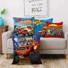 Чехлы на подушки 'Вспыш и Чудо-машинки' Мультяшные Декоративные для дивана Домашние Двусторонние Печать Короткий Плюш Милый Чехол для Подушки