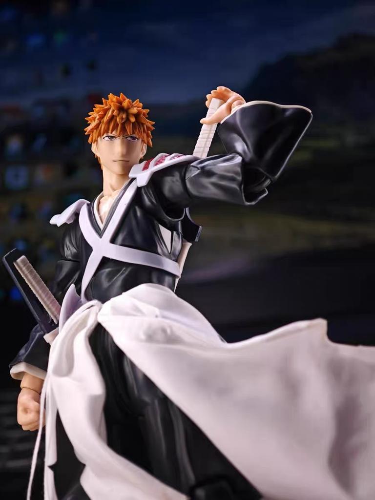 Синигами Блич BLEACH SHF Куросаки Ичиго Тканевая Юбка Аниме Фигурка Аксессуары для Юбки Подол Игрушечные Аксессуары Встроенная Проволока Подарок