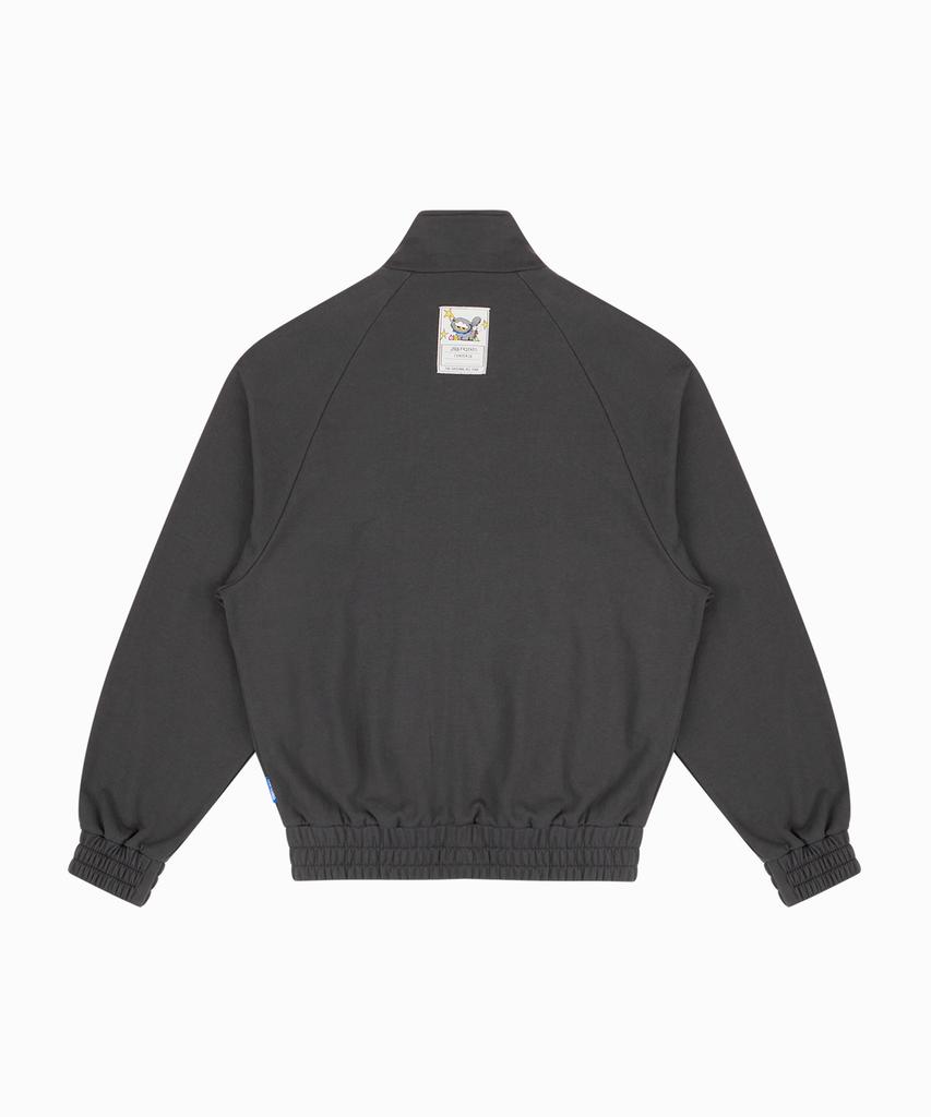 CONVERSE & J.O.F.L.N. Oversized Zip-Up Sweatshirt Dark Matter Ucl158-Gda