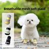 Dog Four Seasons Fashionable Breathable Mesh Pet Shoes Non-slip Beef Tendon Sole Wear-resistant Anti-drop Foot Teddy Bear Shoes