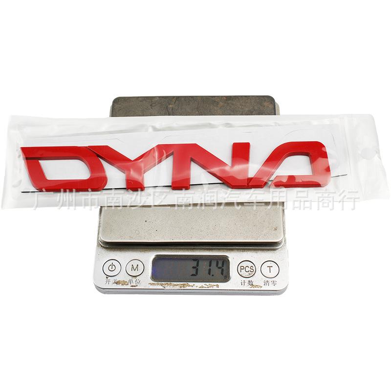 3D Metal DYNA Emblem Badge Sticker For Light Truck Body Decoration Stereo Auto Decal