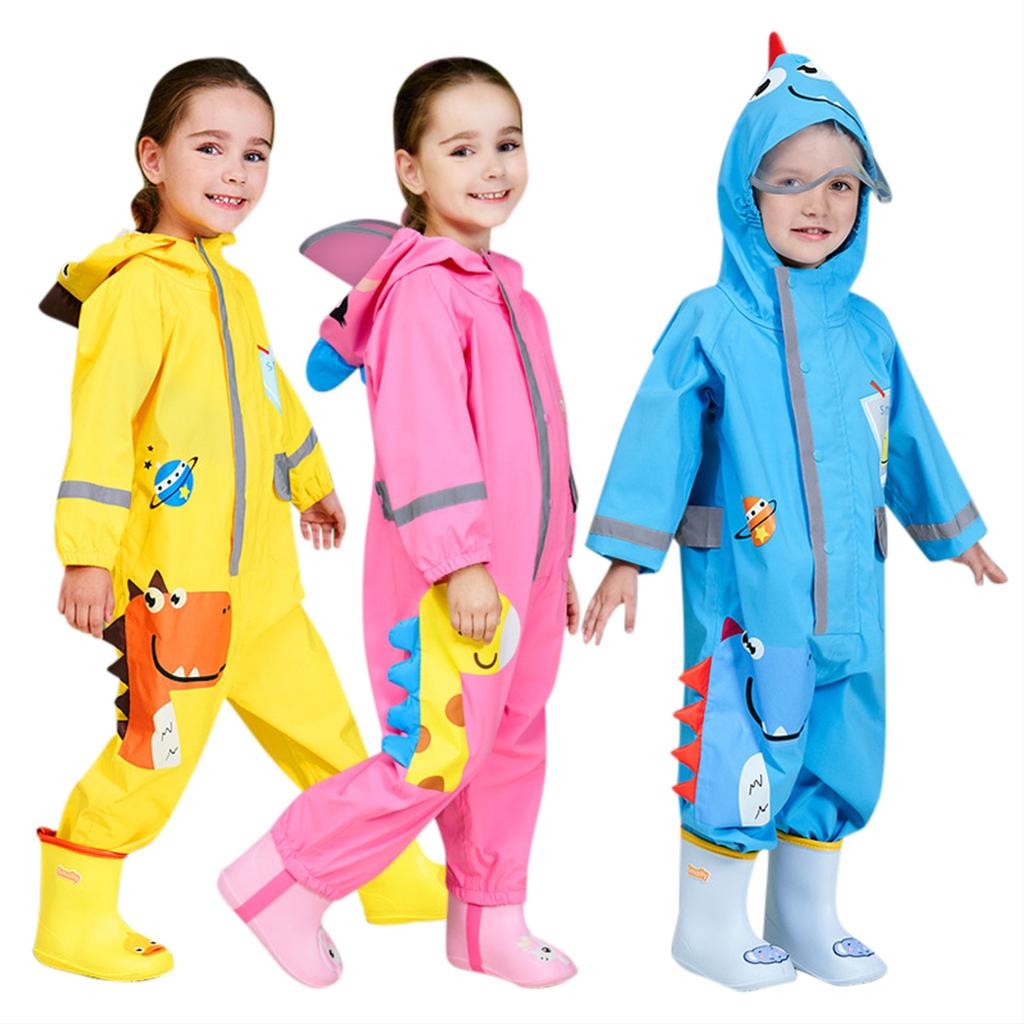 Детский дождевик, детский капюшон, водонепроницаемый комбинезон, дождевик, грязный плащ