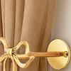 2 шт. Металлические подхваты для штор в виде банта, настенные, не ржавеющие держатели для штор, прочные золотистые подхваты для штор для гостиной, спальни