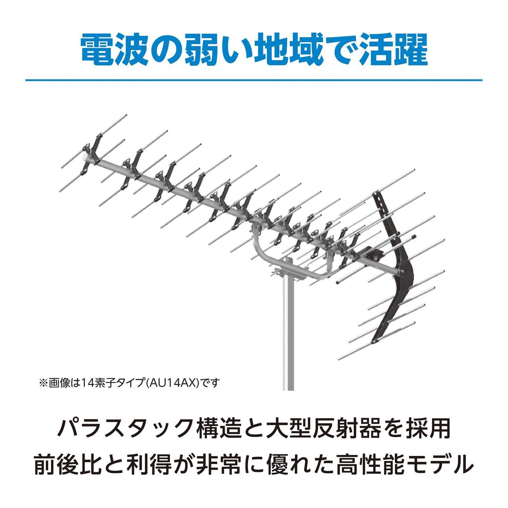 Японская антенна наземная цифровая антенна 14 элементов UHF Yagi все каналы высокой производительности AU14XR