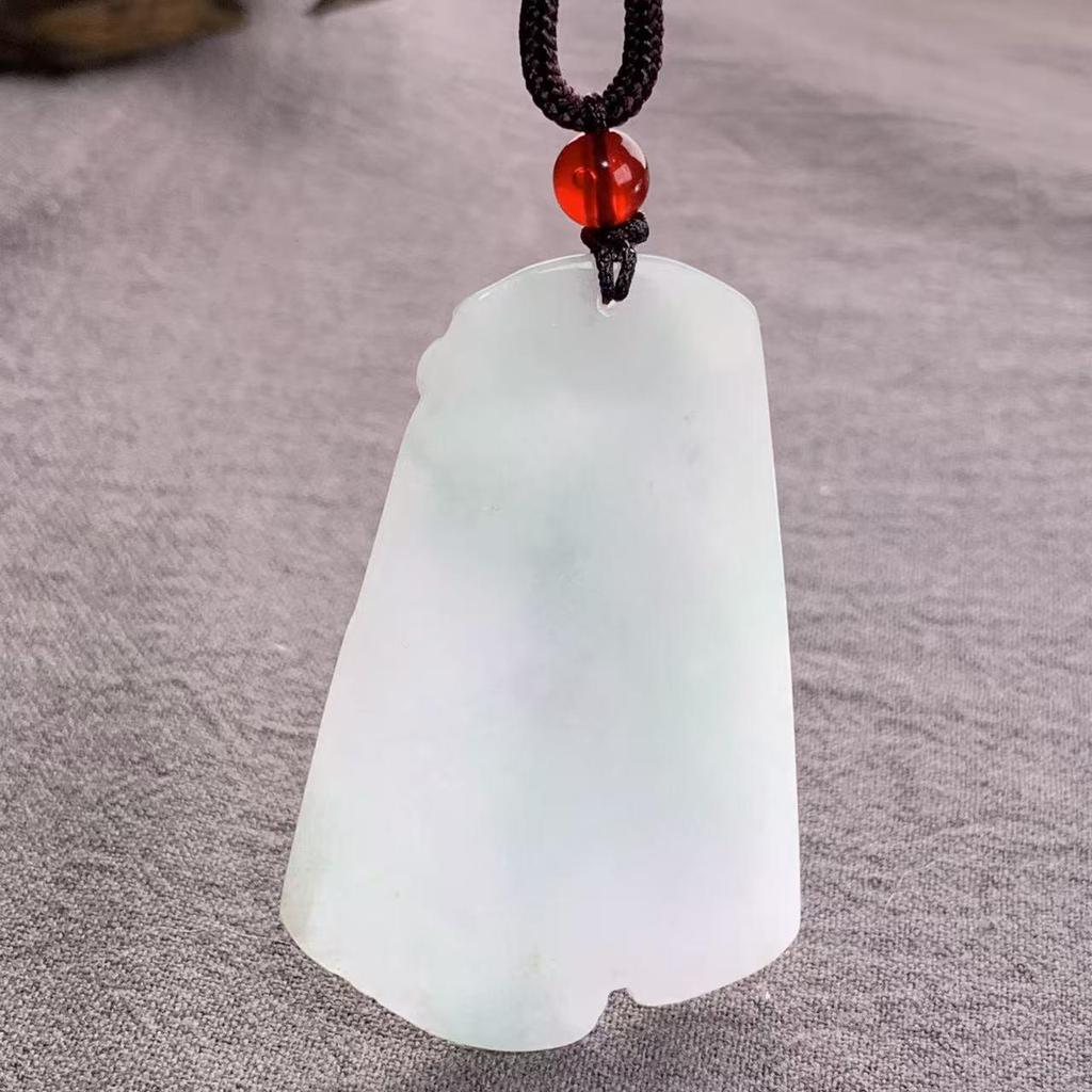 Burma A-Grade Natural Jade Leaf Pi Xiu Pendant