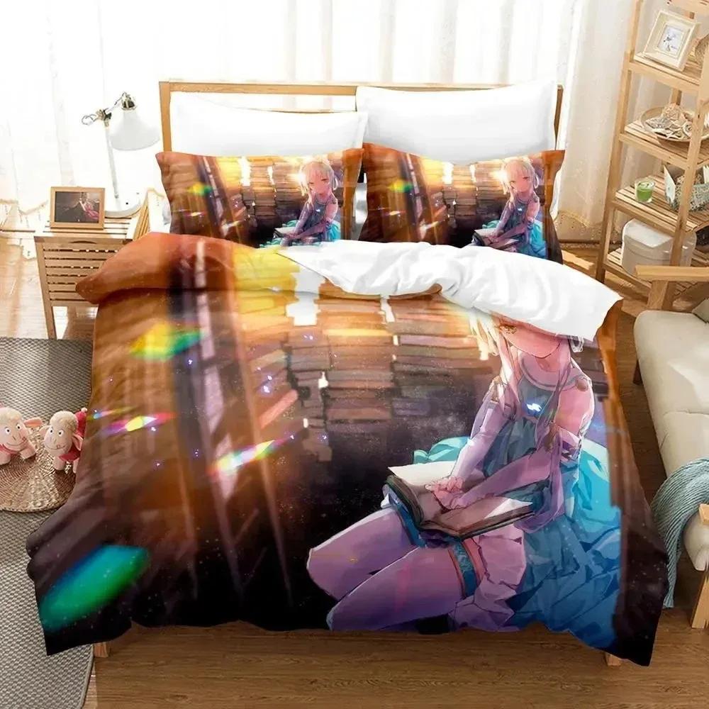 Atelier Sophie The Alchemist Of The Mysterious Book Bedding Set Boys Girls Twin Queen Size Duvet Cover Pillowcase Bed Kids Adult