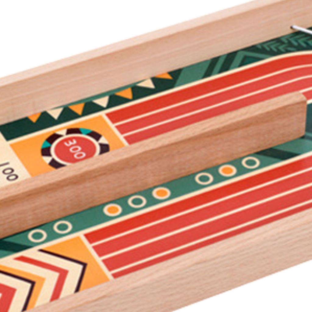 Kids Wooden Table Hockey Game Interactive Educational Endless Fun Fast Sling Desktop Game