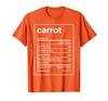Carrots Nutrition Facts Men's and Women's Carrot Thanksgiving T-Shirt