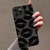 Модный чехол для телефона с принтом губ для iPhone 16 15 14 13 12 11 Pro Max Plus, противоударный силиконовый бампер, задняя крышка