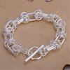 Fashionable Personalized Jewelry Plated with 925 Silver, Exquisite Large Faucet TO Buckle Bracelet for Men