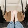 Подставка для ног в автомобиль, портативный гамак для ног, предметы первой необходимости для дальних перелетов, подставки для ног в офисе, подвесные регулируемые принадлежности для салона автомобиля