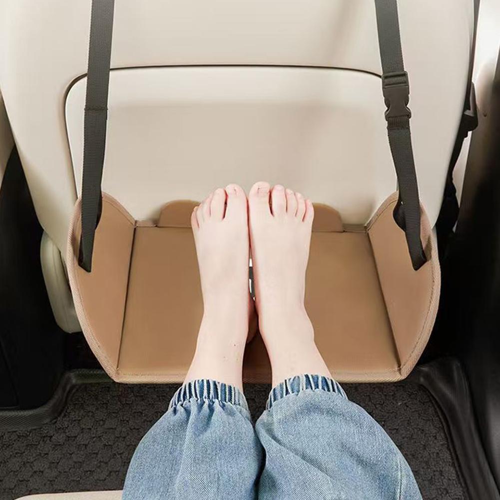 Подставка для ног в автомобиль, портативный гамак для ног, предметы первой необходимости для дальних перелетов, подставки для ног в офисе, подвесные регулируемые принадлежности для салона автомобиля