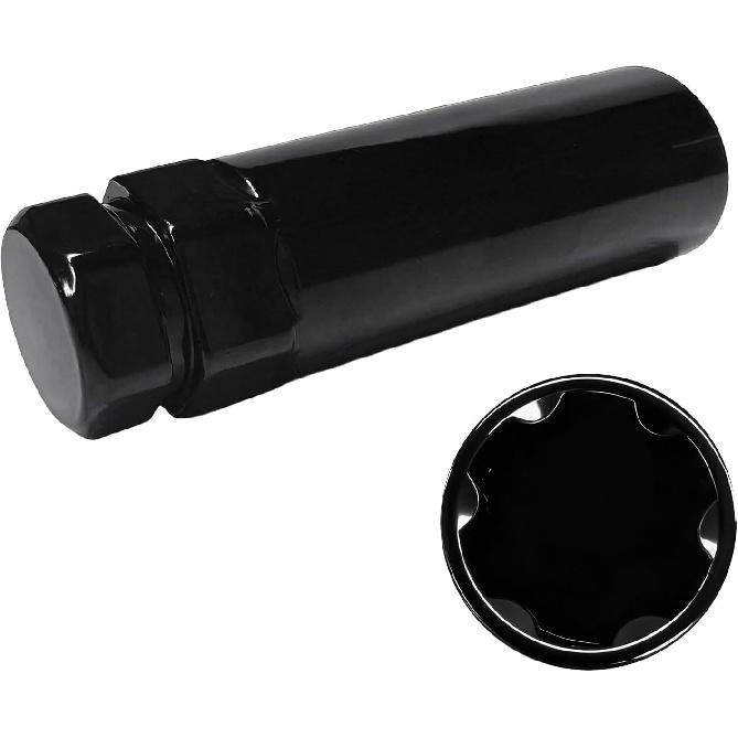 6 Spline Tuner Lug Nut Key, 6 Point Spline Drive Tuner Socket Key Wrench Replacement, Automotive Wheel Lock Removal Tool for 21mm (13/16") and 22mm