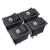 Blue Light 12V 35A LED Light Marine Car Modification Switch Fog Light Boat Rocker Switch